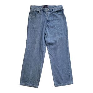 DTEK Jeans Light Wash Denim, Men’s 36x32, Baggy Skater Grunge EUC